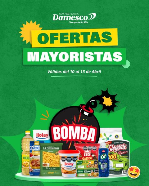 Mayoristas del 10 al 13 de abril